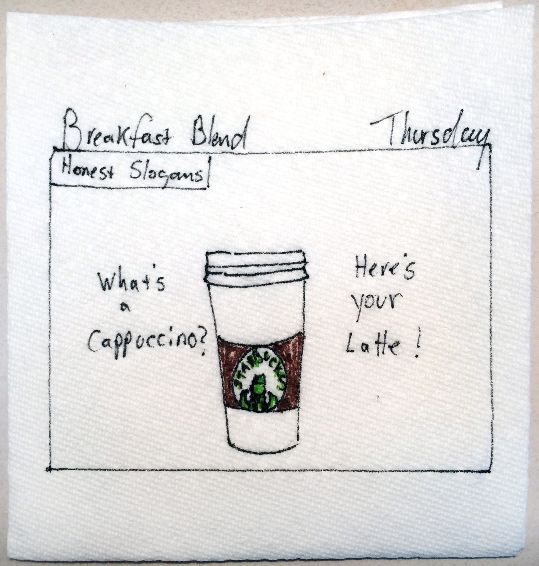 Honest Slogans: Starbucks